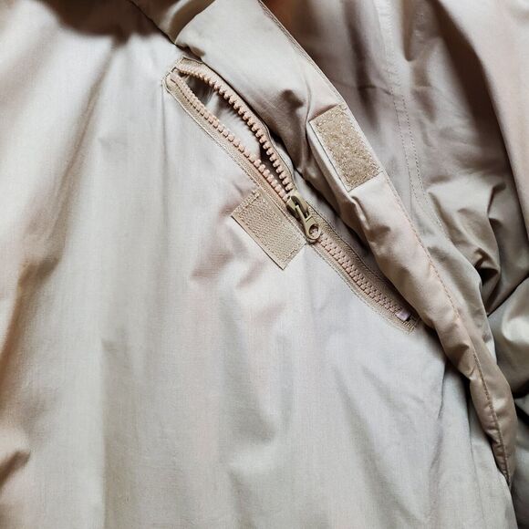 John Blair Men’s Parka Coat 3XL TL Hoodie Chestnut 7 Pockets Full Zip Hook &Loop - Picture 8 of 16